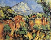 Mont Sainte-Victoire Seen from the Quarry at Bibemus Paul Cezanne